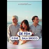 Concierto de DE FEM en Madrid Viernes 9 Enero 2026
