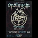 Concierto de Onslaught en Madrid Martes 3 Febrero 2026