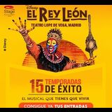 El Rey León Del Jueves 6 Noviembre al Jueves 4 Diciembre 2025