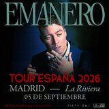 EMANERO TOUR 2026 en MADRID (LA RIVIERA) Saturday 5 September 2026